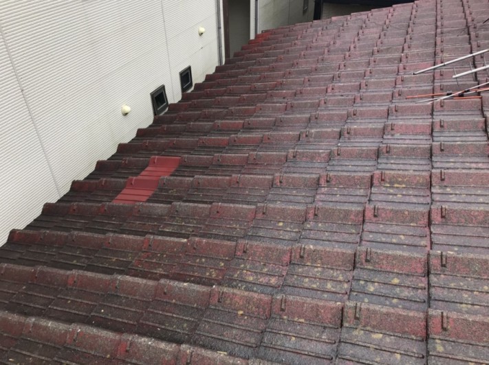 セメント瓦雨漏れ修繕工事