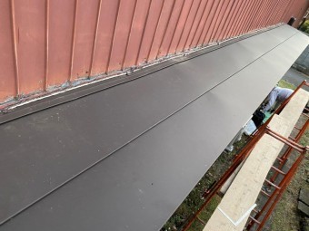 庇・破風板板金カバーリング工事