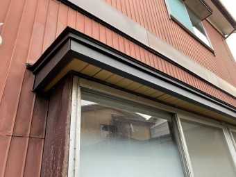 庇・破風板板金カバーリング工事