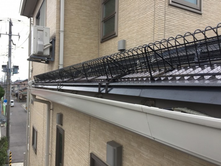 落雪防止用フェンス設置工事