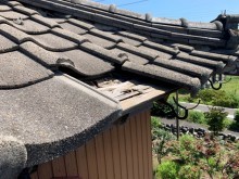 下屋縁側雨漏れ修繕工事