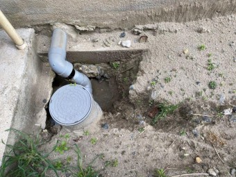 自転車小屋ポリカ屋根張替工事