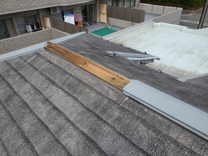 棟板金交換工事