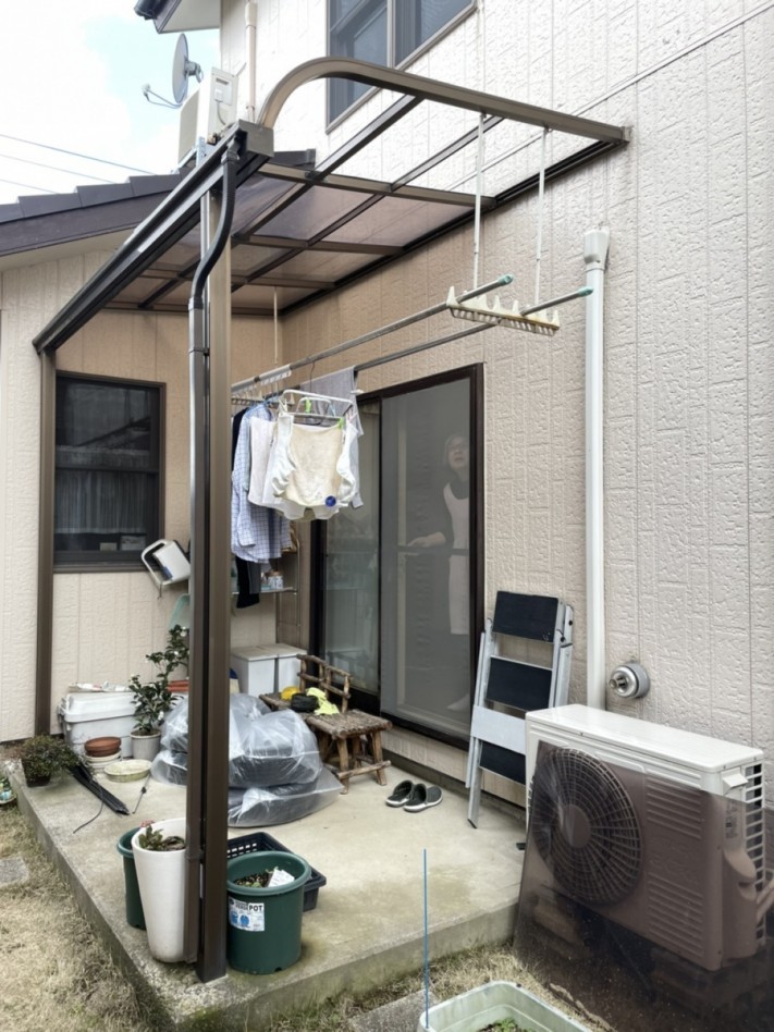 ポリカ屋根張替え工事