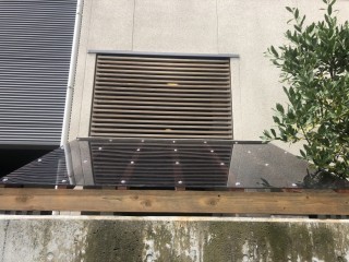 自転車小屋の垂木交換
