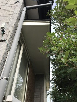 庇修繕工事