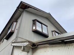 軒天修繕工事の現地調査
