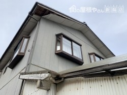 軒天修繕工事の現地調査