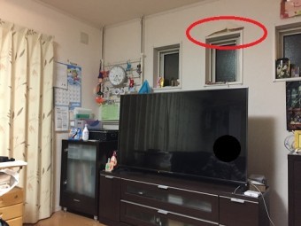 壁 クロス 剥がれ 室内