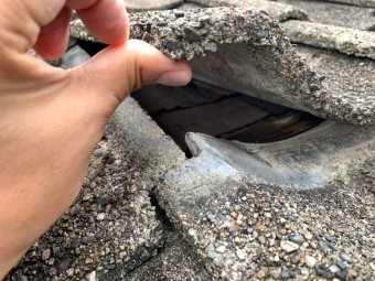 セメント瓦屋根で雨漏れ発生
