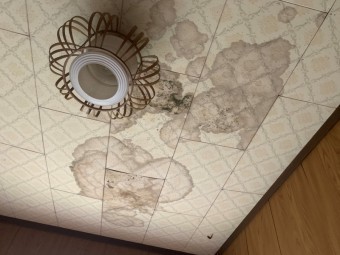 セメント瓦屋根で雨漏れ発生