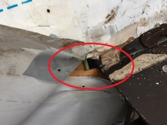 捨てルーフィング 無し 施工無し