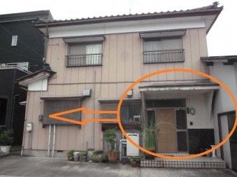 外壁張替工事 現場調査時
