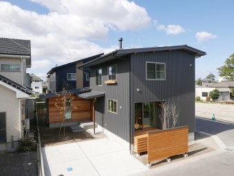 ガルバリウム屋根 ガルバリウム外壁 新築 秋葉区