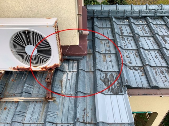 雨漏り現地調査