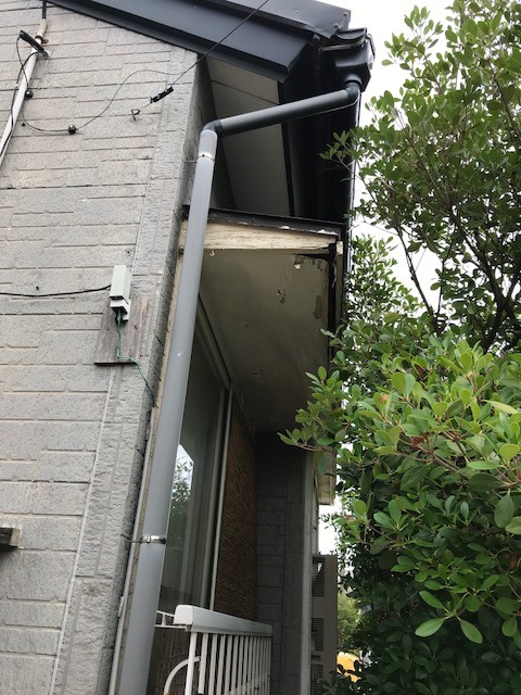 庇修繕工事