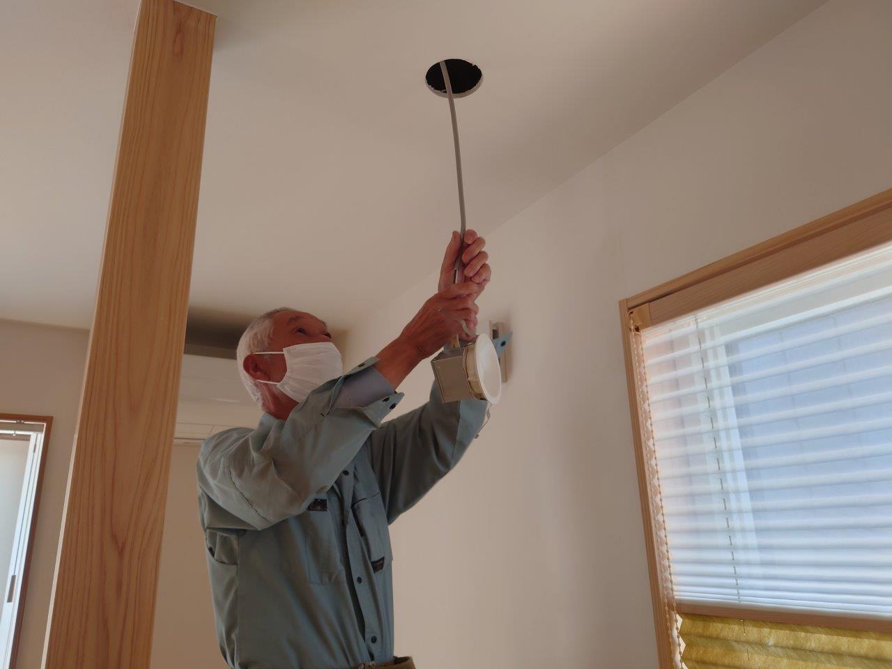 天井照明器具追加工事
