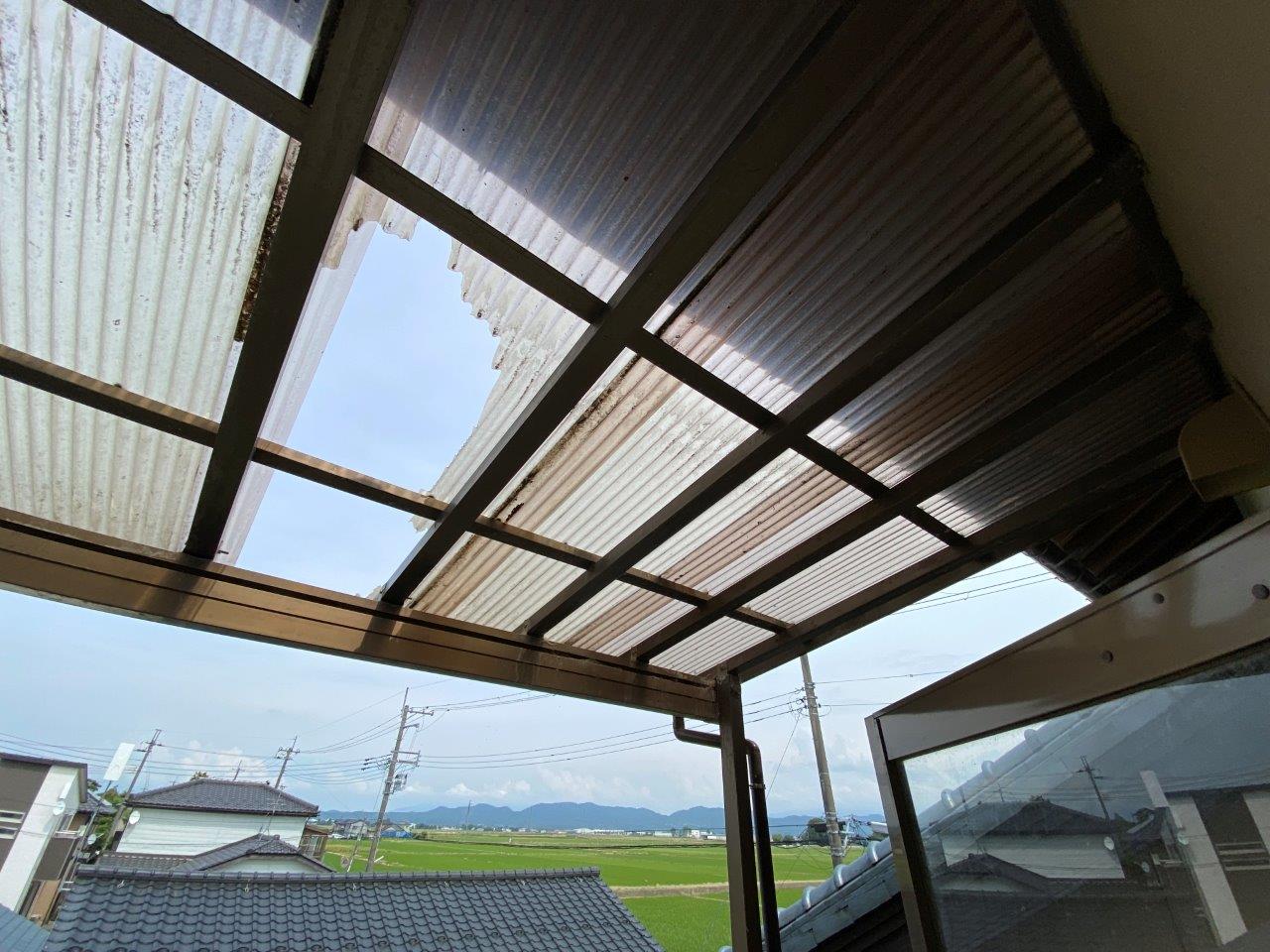 新潟県の方必見！台風に備えてカーポート屋根の対策方法は？