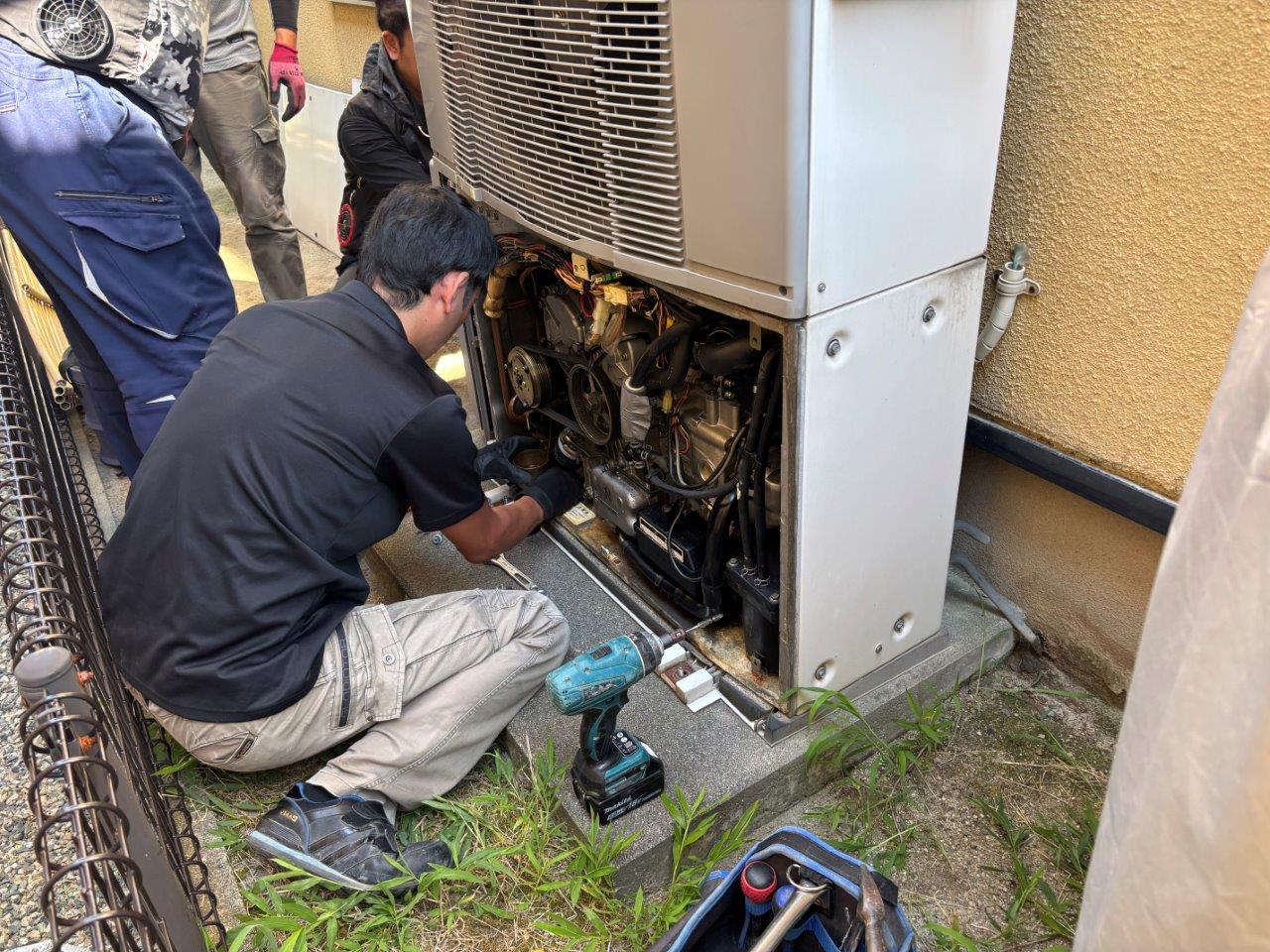 新潟市中央区にてガスヒーポン撤去・エアコン入れ替え工事を行ったN様アンケート