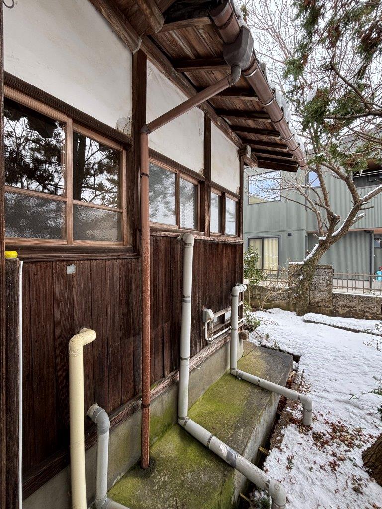 雨樋の水漏れ状況