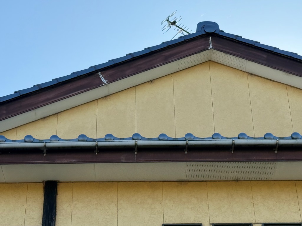 天窓から雨漏れ　現地調査