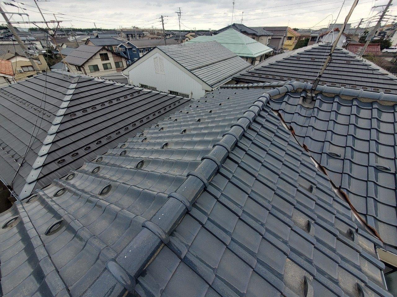 新潟市西区にて瓦屋根から板金屋根に葺き替えたいとご相談を頂きました