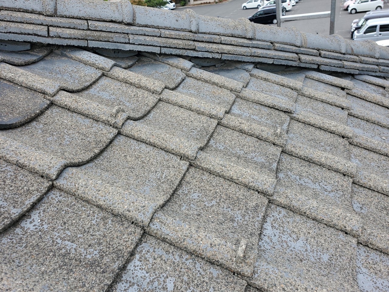 築50年の瓦屋根雨漏れ現地調査