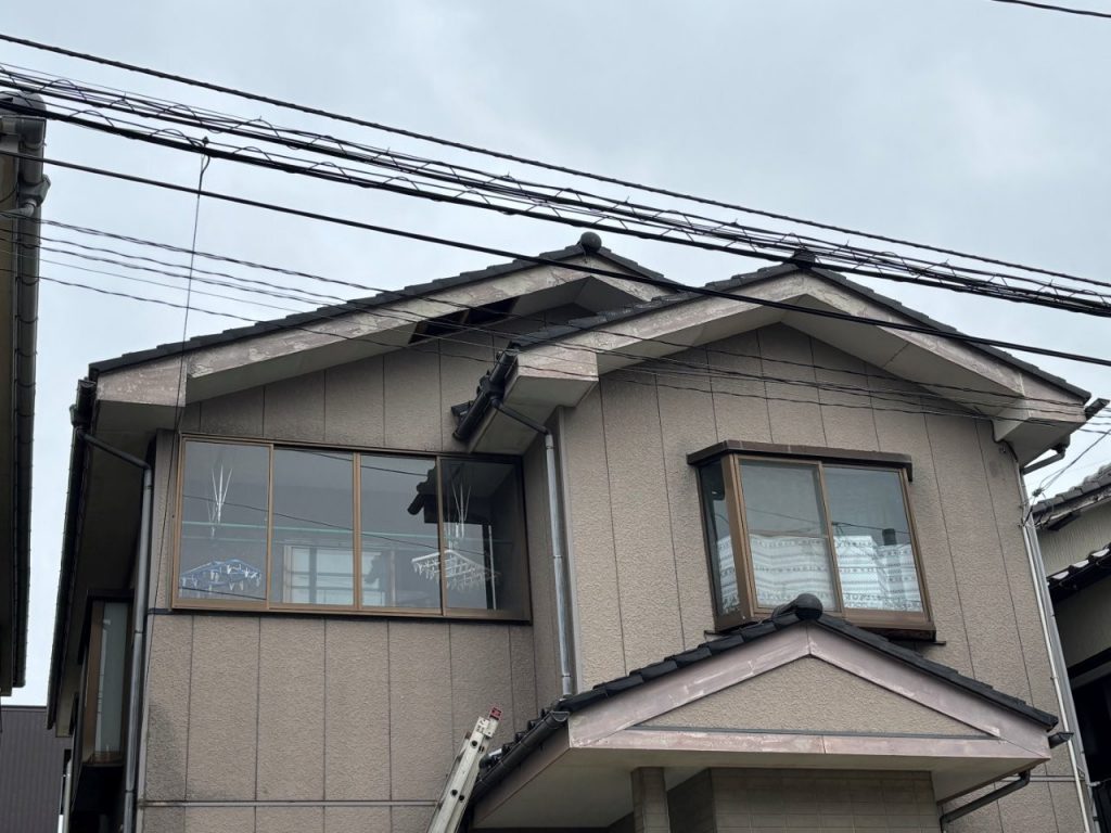 住宅全景の現地調査