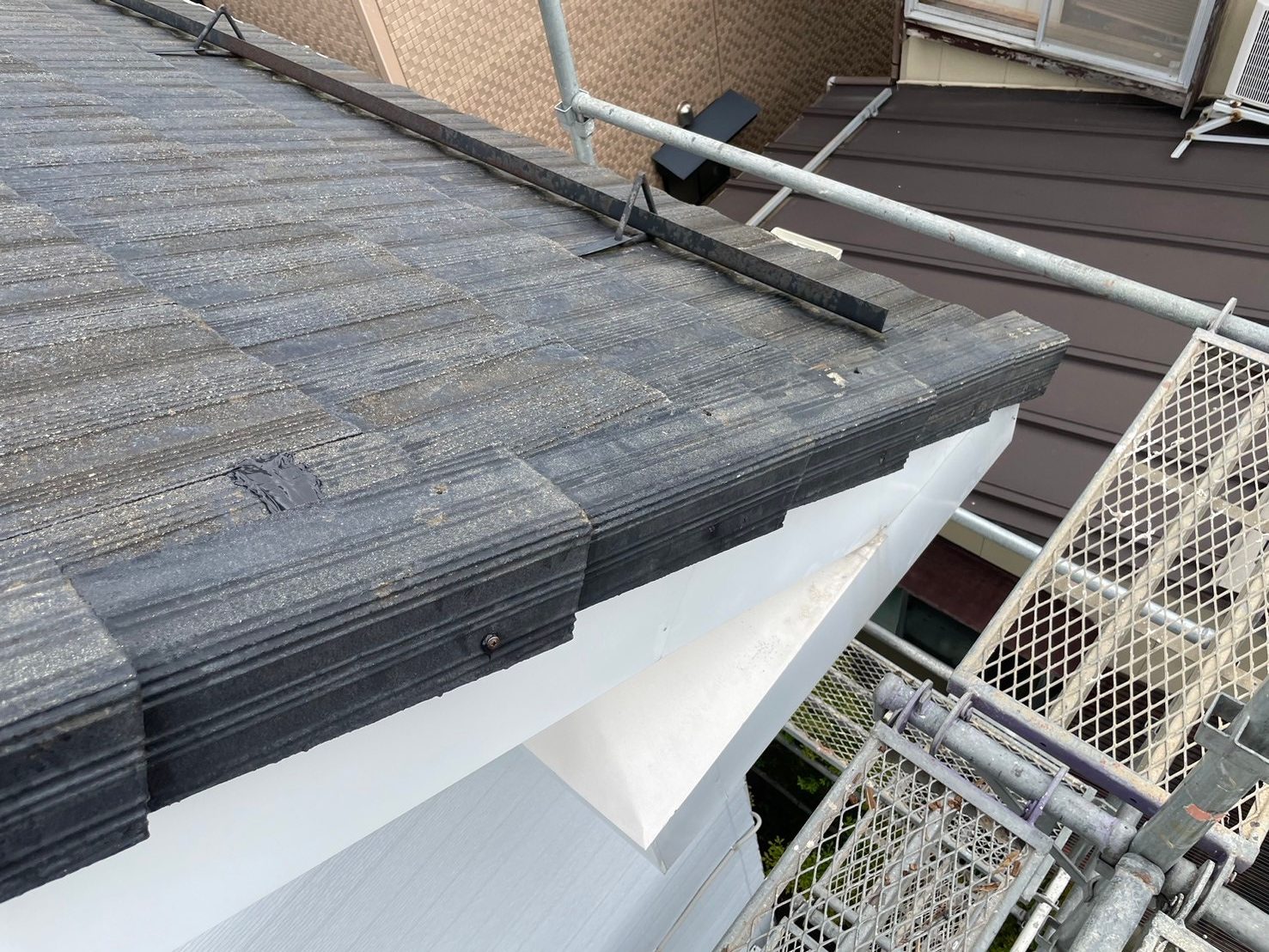 ケラバ瓦復旧工事