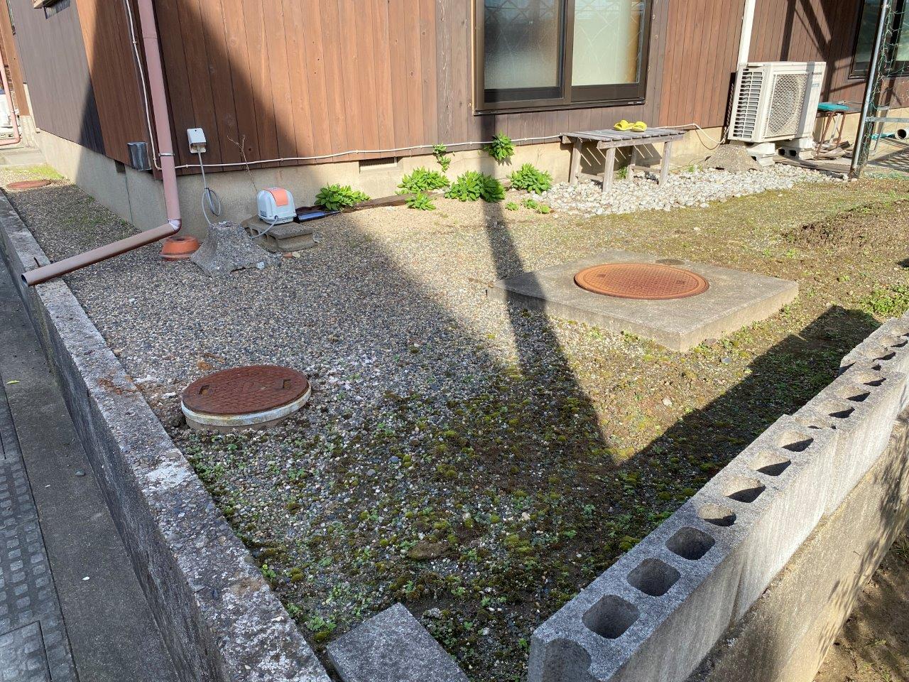 新潟市南区にて浄化槽の蓋が浮き上がるので見て欲しいとご相談を頂きました