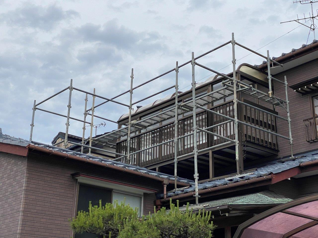 サンルームポリカ張り替え