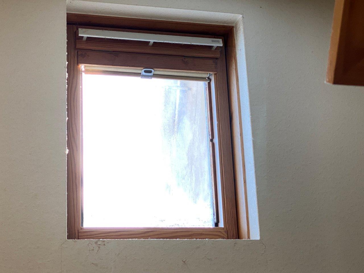 室内側での天窓の状態