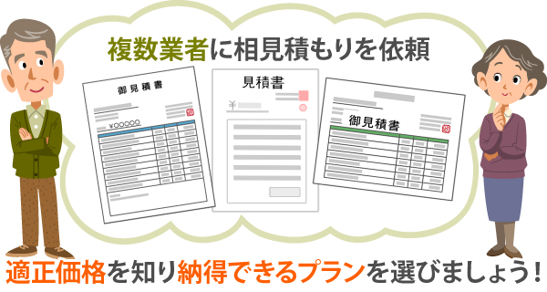 適正価格を知り納得できるプランを選びましょう!