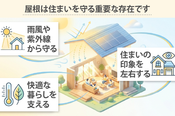 屋根は住まいを守る重要な存在です